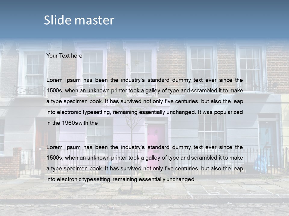 United Kingdom Travel Building PowerPoint Template