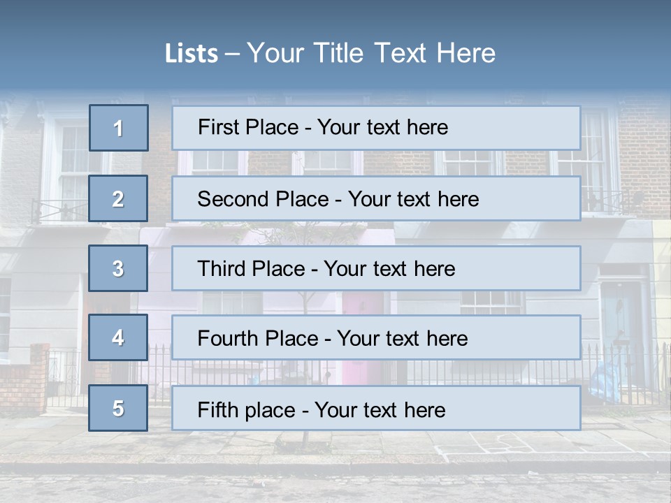 United Kingdom Travel Building PowerPoint Template