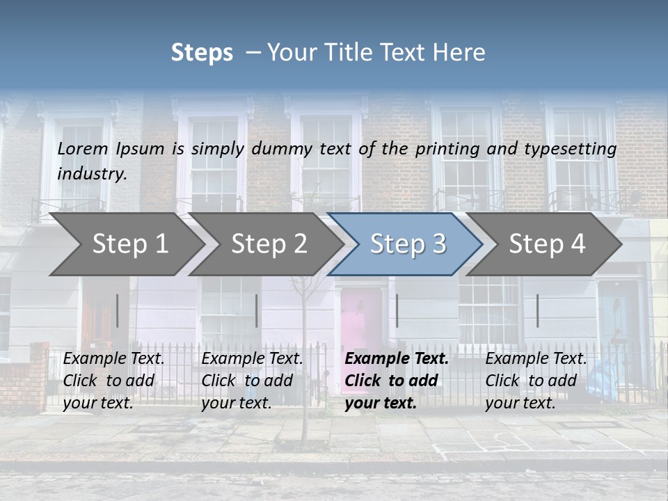 United Kingdom Travel Building PowerPoint Template