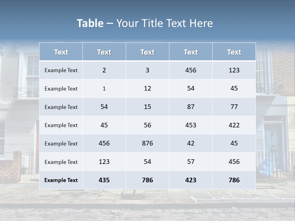 United Kingdom Travel Building PowerPoint Template