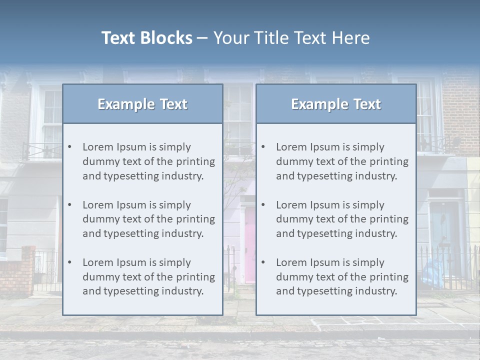 United Kingdom Travel Building PowerPoint Template