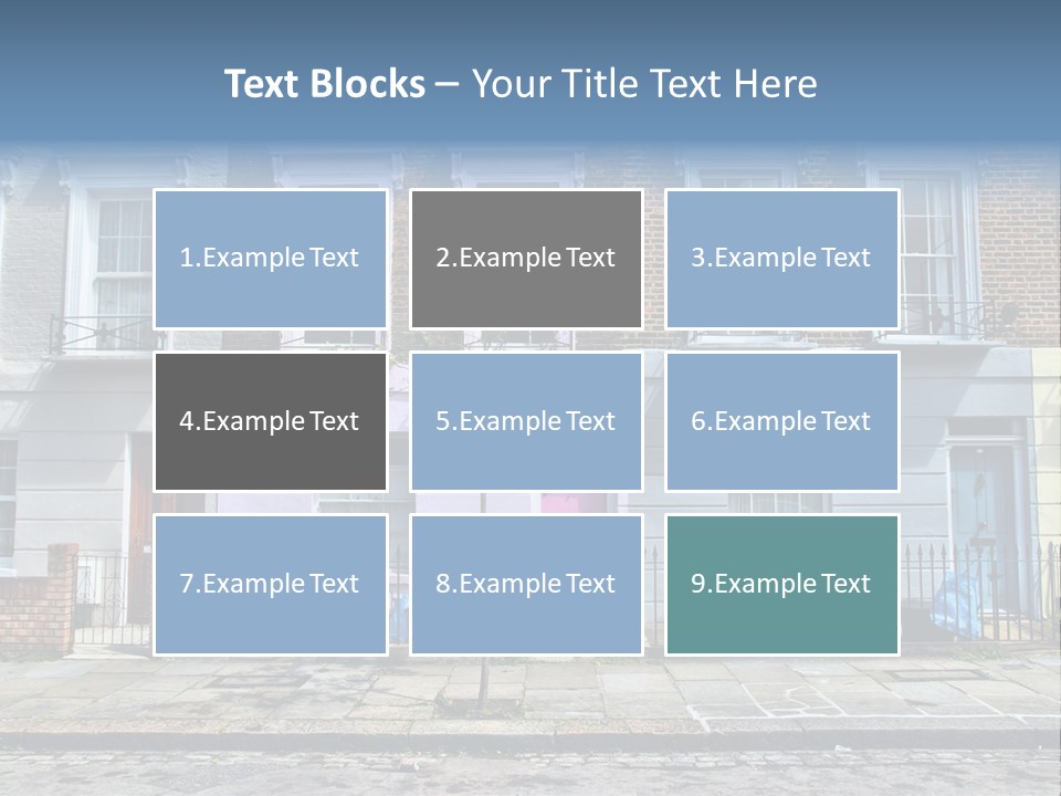 United Kingdom Travel Building PowerPoint Template