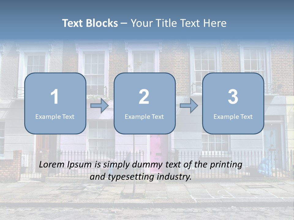 United Kingdom Travel Building PowerPoint Template