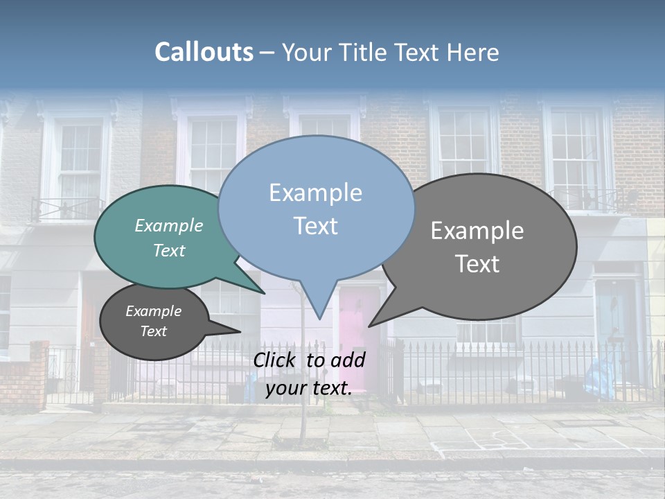 United Kingdom Travel Building PowerPoint Template