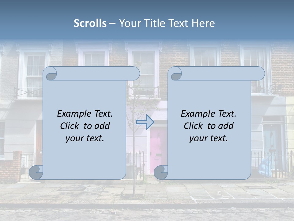 United Kingdom Travel Building PowerPoint Template