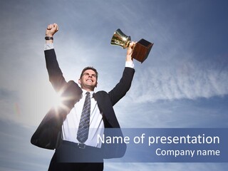 Celebrate Finish Years PowerPoint Template