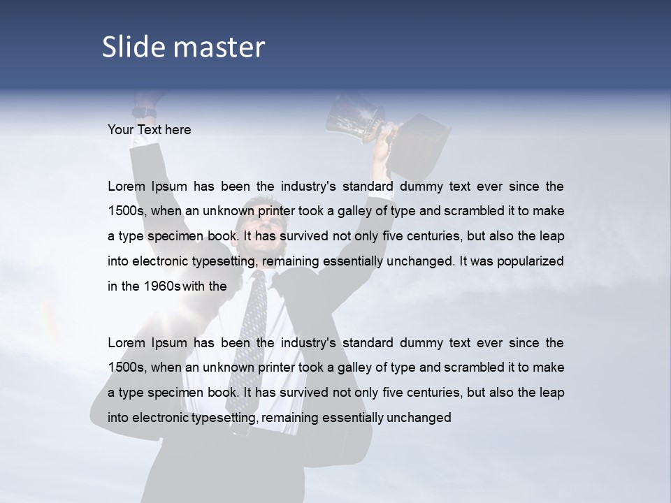 Celebrate Finish Years PowerPoint Template