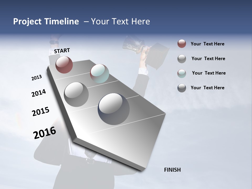 Celebrate Finish Years PowerPoint Template
