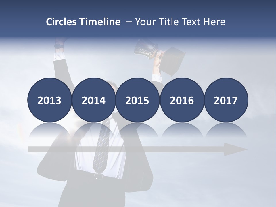Celebrate Finish Years PowerPoint Template