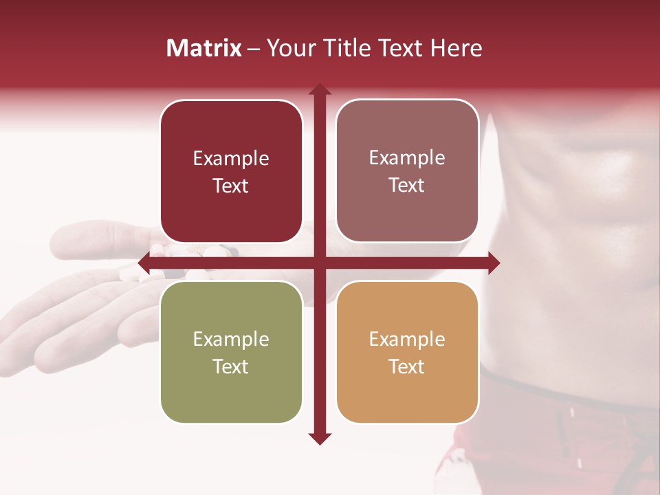 Muscular Man Muscular Supplements PowerPoint Template