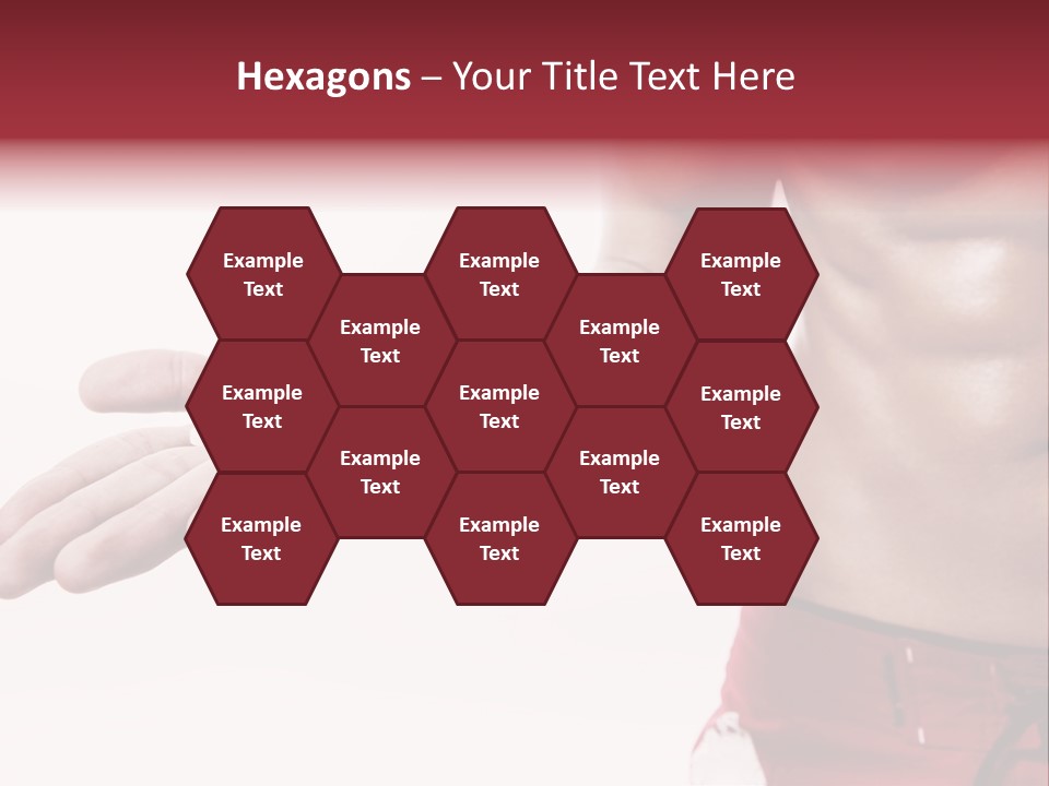 Muscular Man Muscular Supplements PowerPoint Template