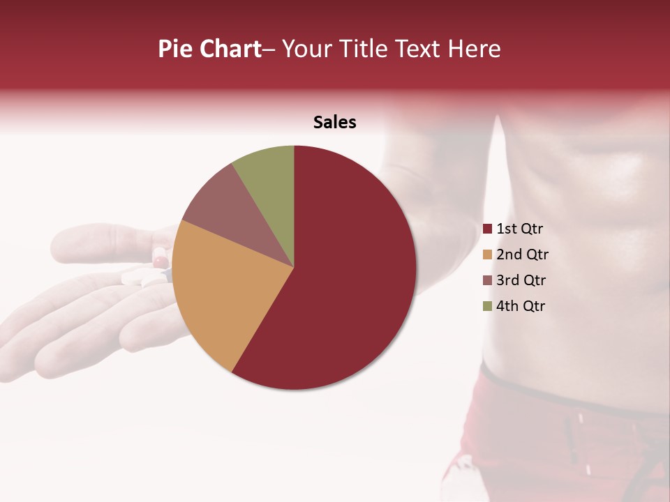 Muscular Man Muscular Supplements PowerPoint Template