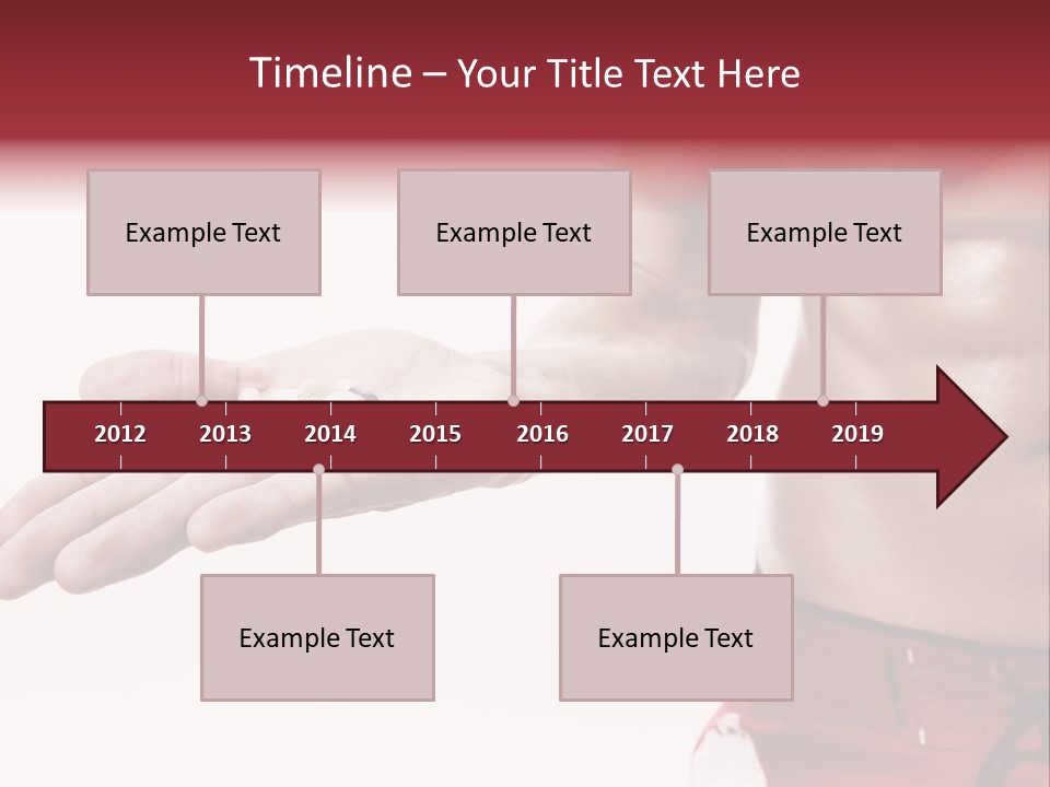 Muscular Man Muscular Supplements PowerPoint Template