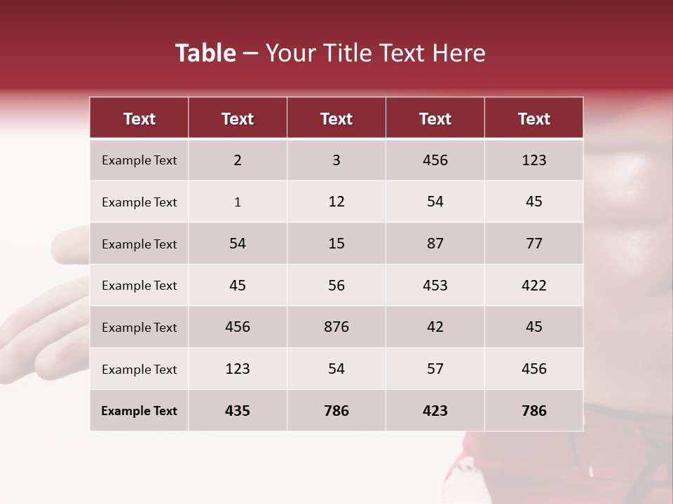 Muscular Man Muscular Supplements PowerPoint Template