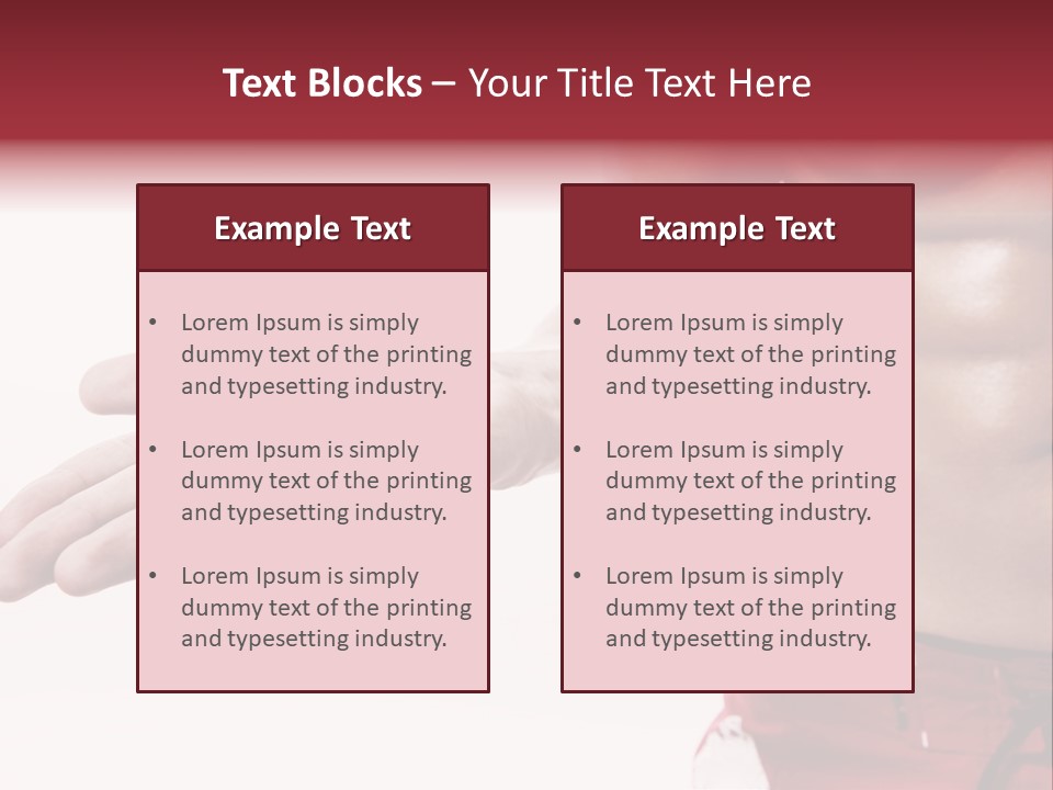 Muscular Man Muscular Supplements PowerPoint Template