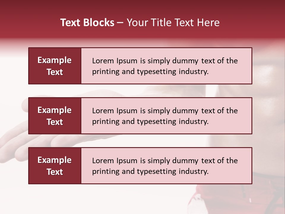 Muscular Man Muscular Supplements PowerPoint Template