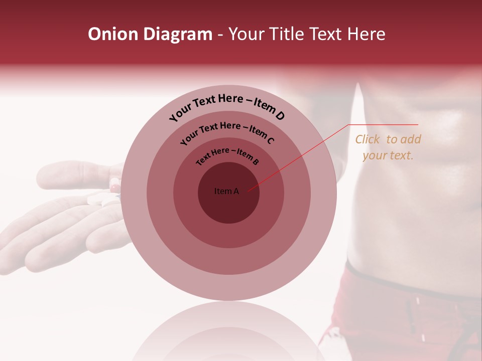 Muscular Man Muscular Supplements PowerPoint Template