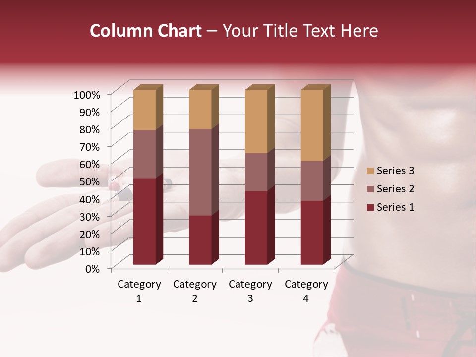 Muscular Man Muscular Supplements PowerPoint Template