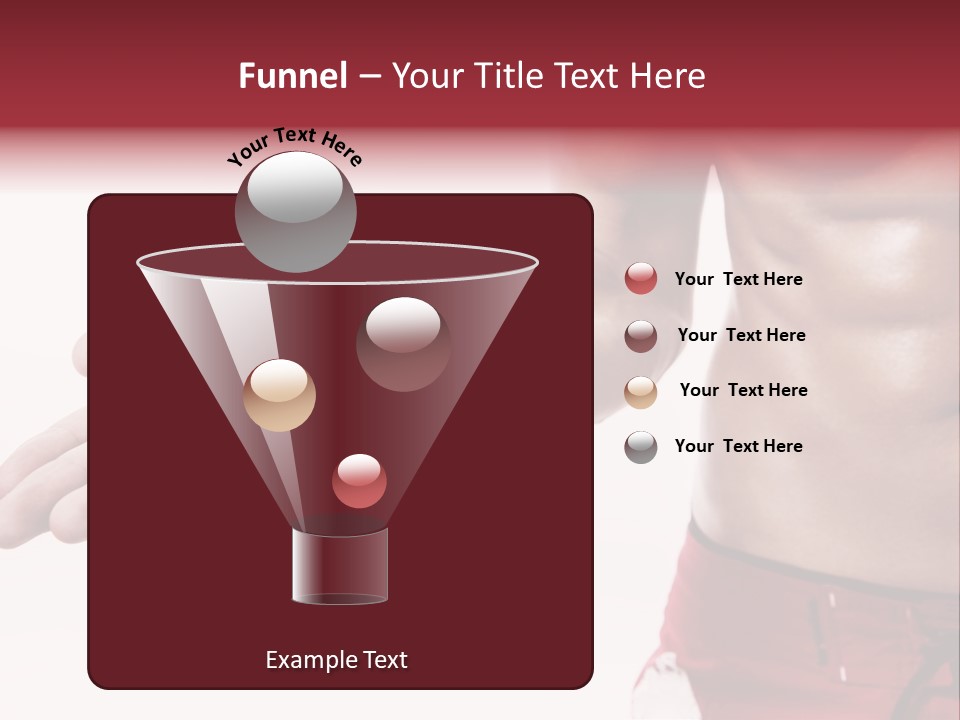 Muscular Man Muscular Supplements PowerPoint Template