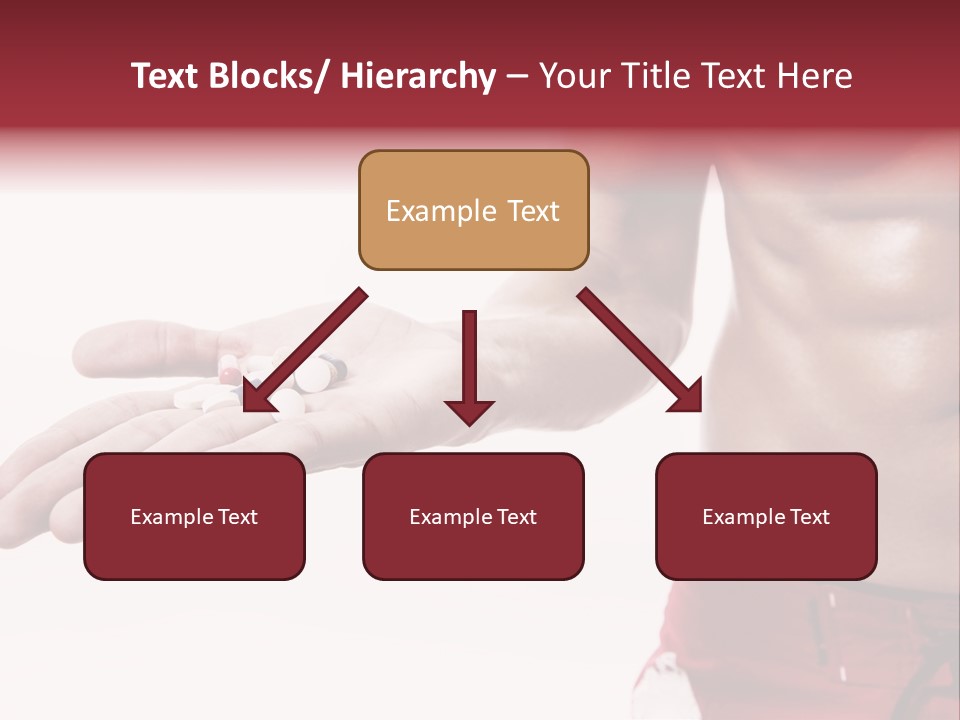 Muscular Man Muscular Supplements PowerPoint Template