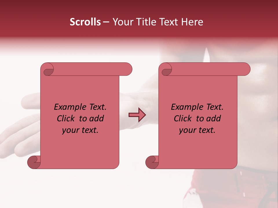 Muscular Man Muscular Supplements PowerPoint Template