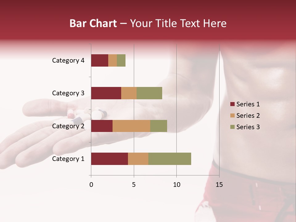 Muscular Man Muscular Supplements PowerPoint Template