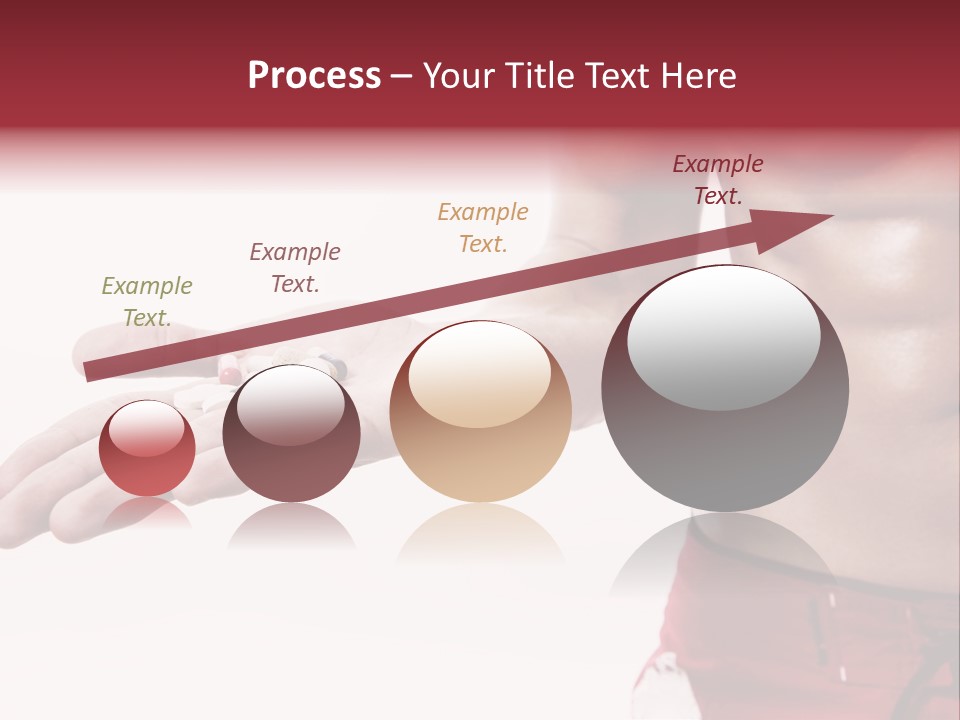 Muscular Man Muscular Supplements PowerPoint Template