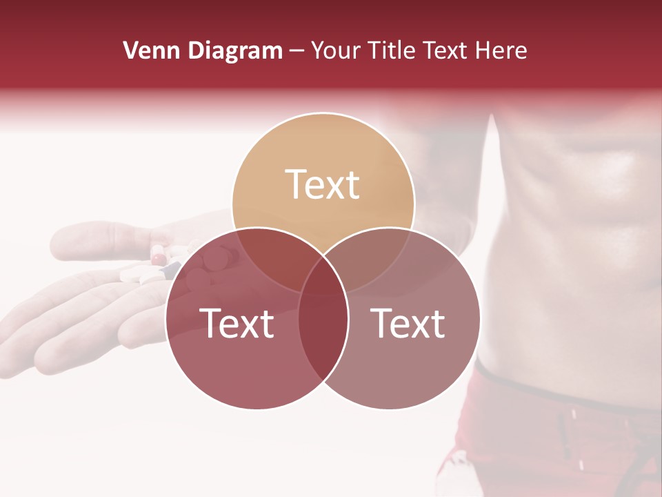 Muscular Man Muscular Supplements PowerPoint Template