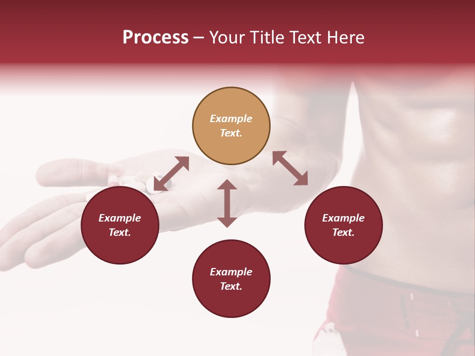 Muscular Man Muscular Supplements PowerPoint Template