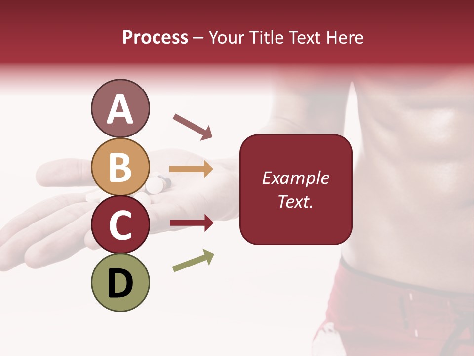 Muscular Man Muscular Supplements PowerPoint Template