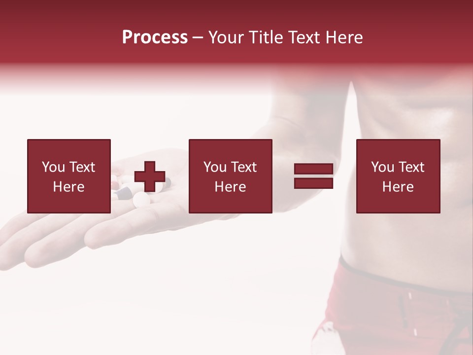 Muscular Man Muscular Supplements PowerPoint Template