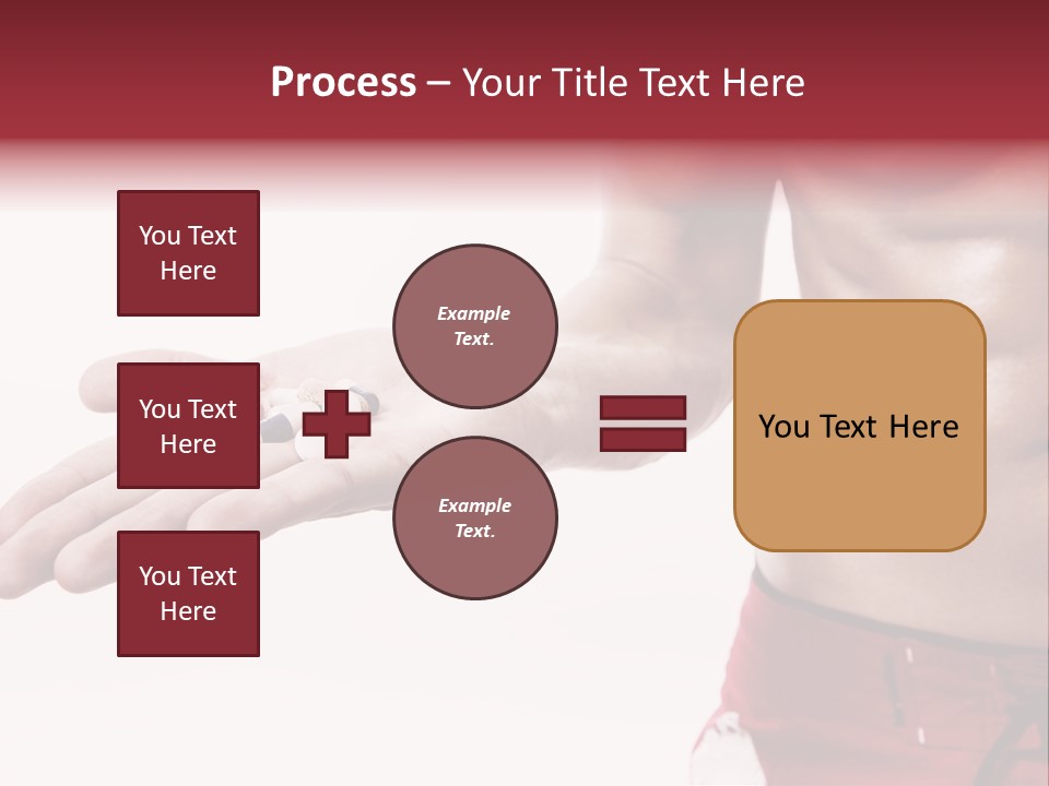 Muscular Man Muscular Supplements PowerPoint Template