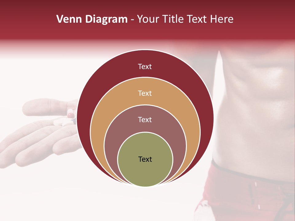 Muscular Man Muscular Supplements PowerPoint Template
