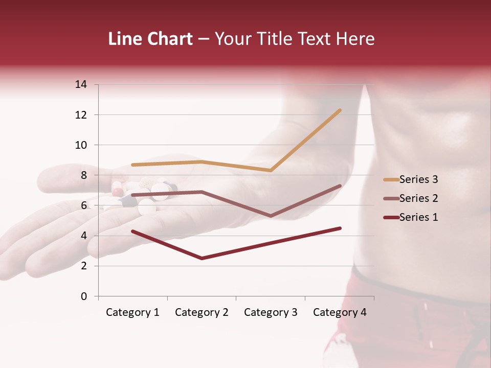 Muscular Man Muscular Supplements PowerPoint Template