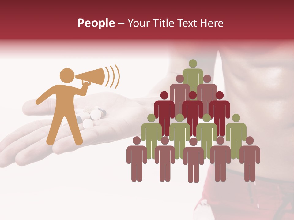 Muscular Man Muscular Supplements PowerPoint Template