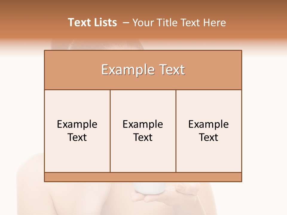 A Woman Holding A Jar Of Cream In Her Hand PowerPoint Template
