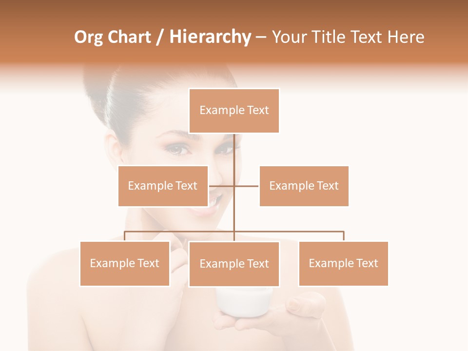 A Woman Holding A Jar Of Cream In Her Hand PowerPoint Template