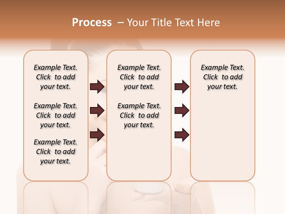 A Woman Holding A Jar Of Cream In Her Hand PowerPoint Template