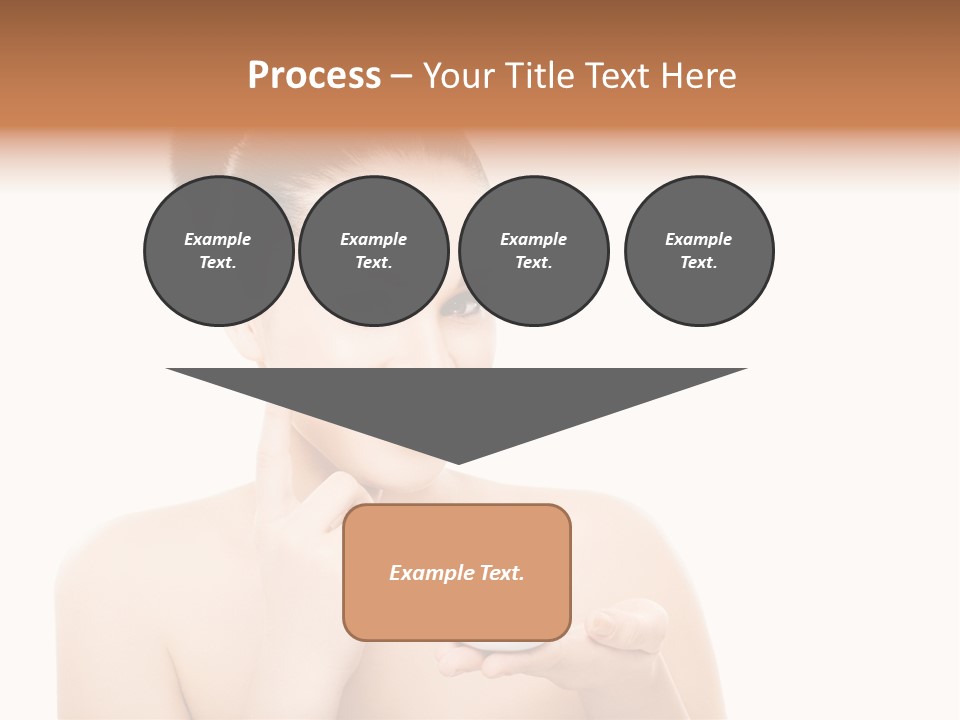 A Woman Holding A Jar Of Cream In Her Hand PowerPoint Template