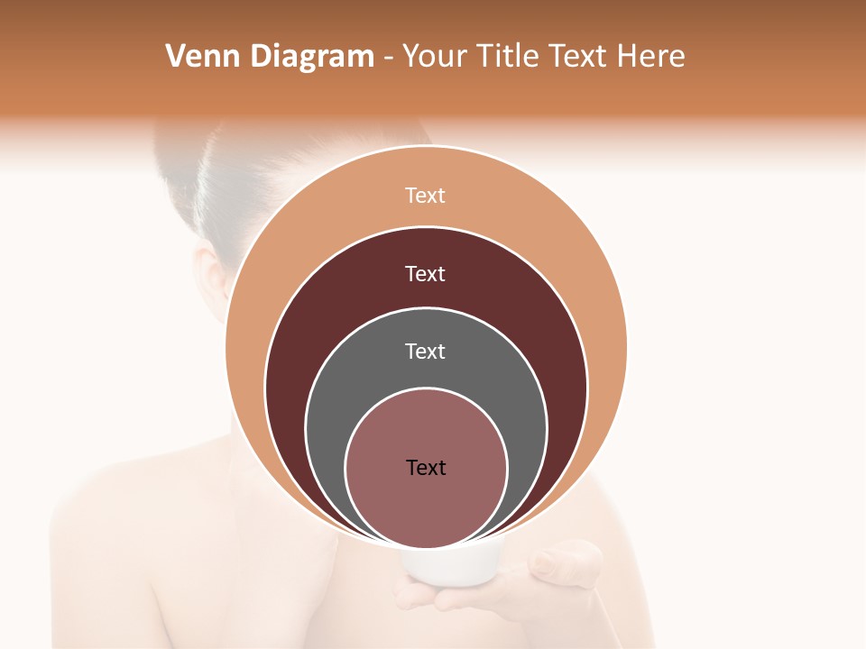 A Woman Holding A Jar Of Cream In Her Hand PowerPoint Template