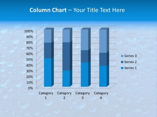 Weather Background Droplet PowerPoint Template