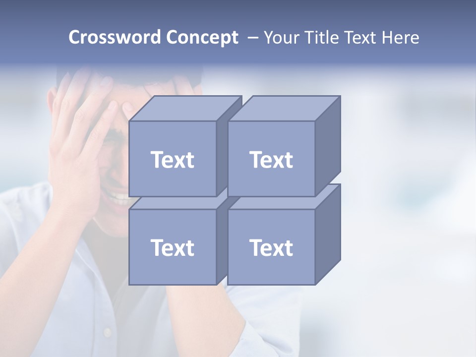 Hispanic Businessman Annoyed PowerPoint Template