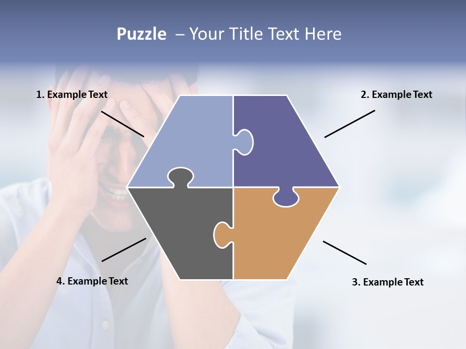 Hispanic Businessman Annoyed PowerPoint Template