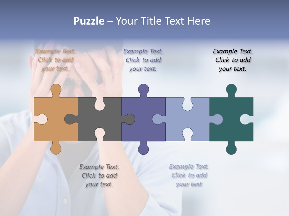 Hispanic Businessman Annoyed PowerPoint Template