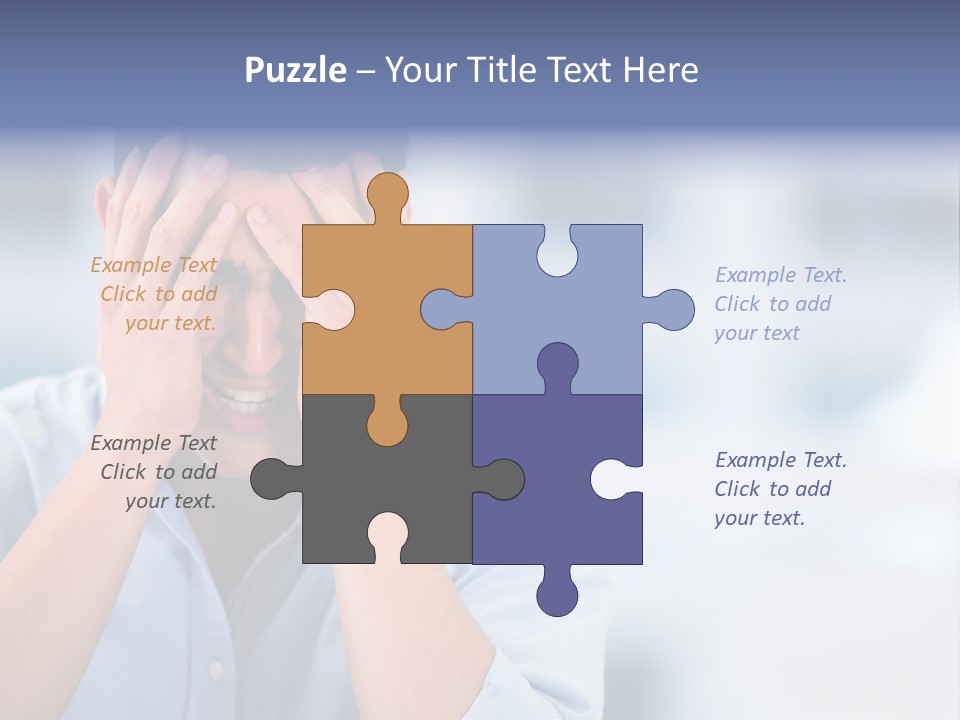 Hispanic Businessman Annoyed PowerPoint Template