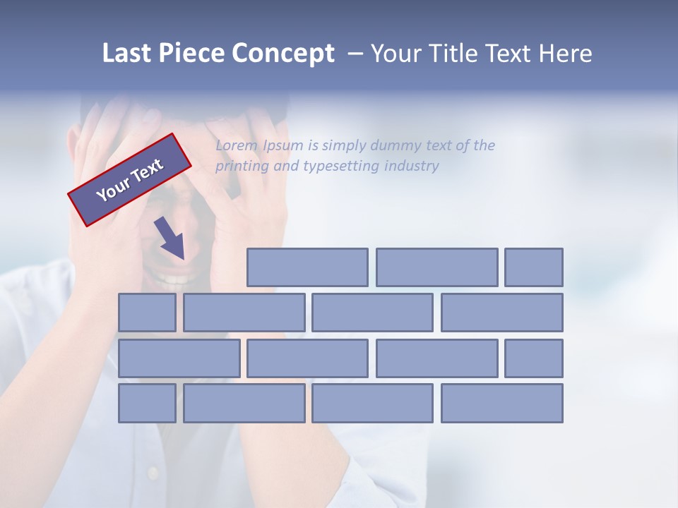 Hispanic Businessman Annoyed PowerPoint Template