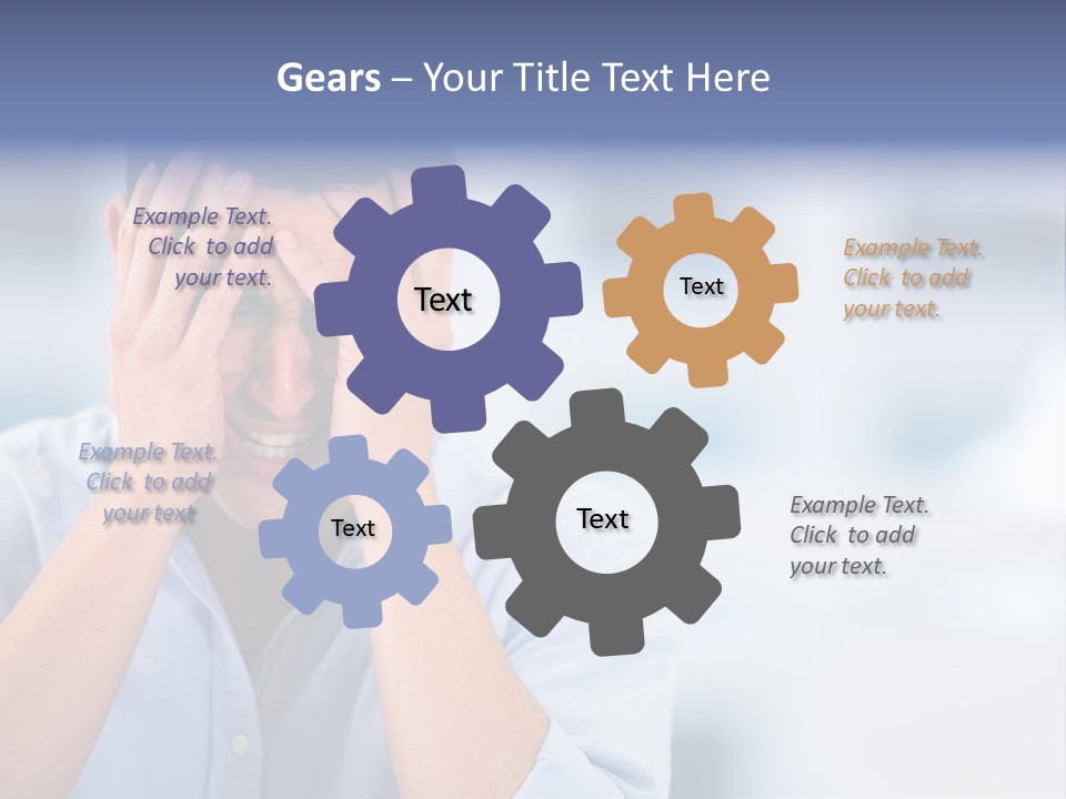 Hispanic Businessman Annoyed PowerPoint Template