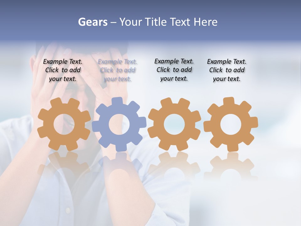 Hispanic Businessman Annoyed PowerPoint Template