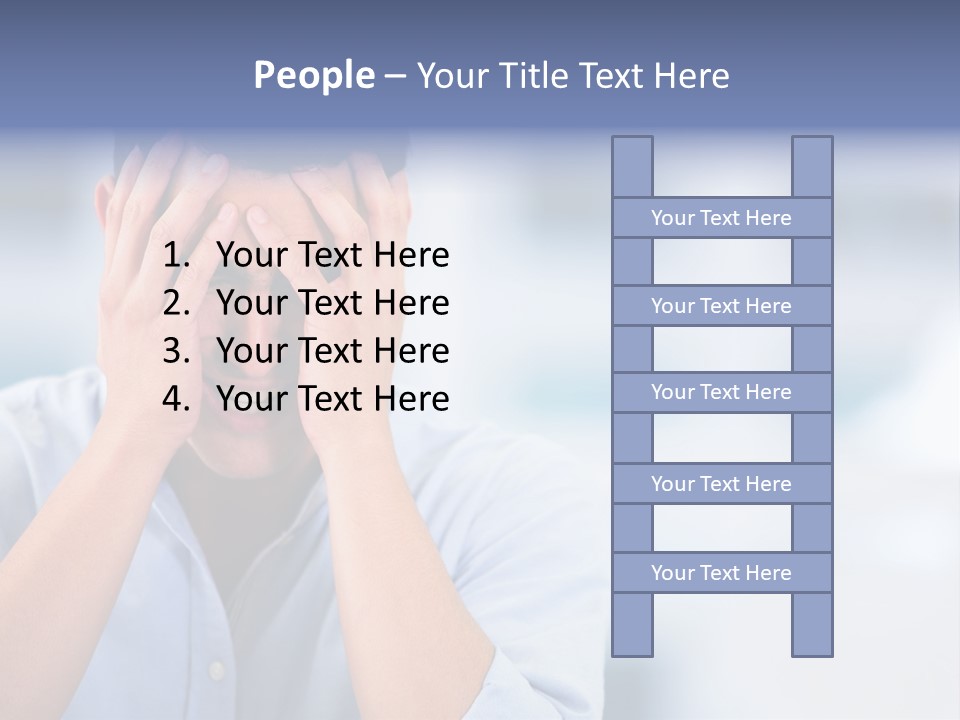 Hispanic Businessman Annoyed PowerPoint Template