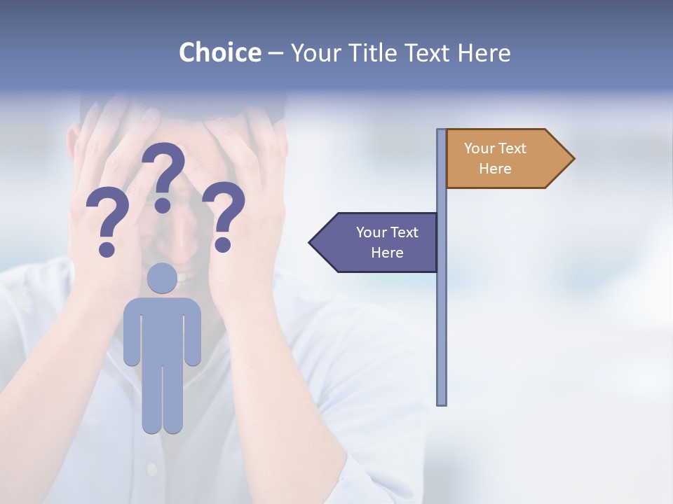 Hispanic Businessman Annoyed PowerPoint Template